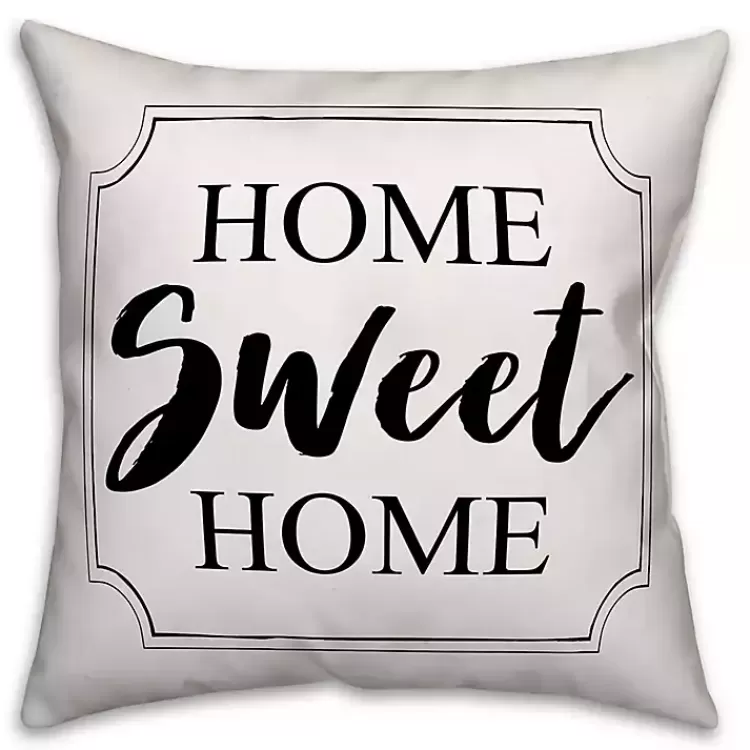 Home Sweet Home Outdoor Pillow>Kirklands Home Fashion