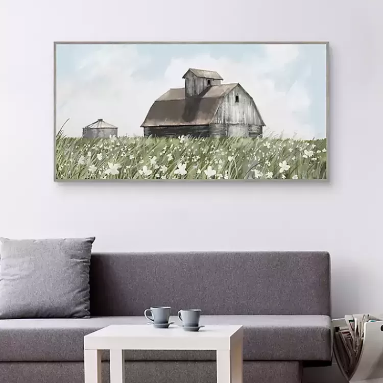 Homestead Framed Canvas Art Print>Kirklands Home Clearance
