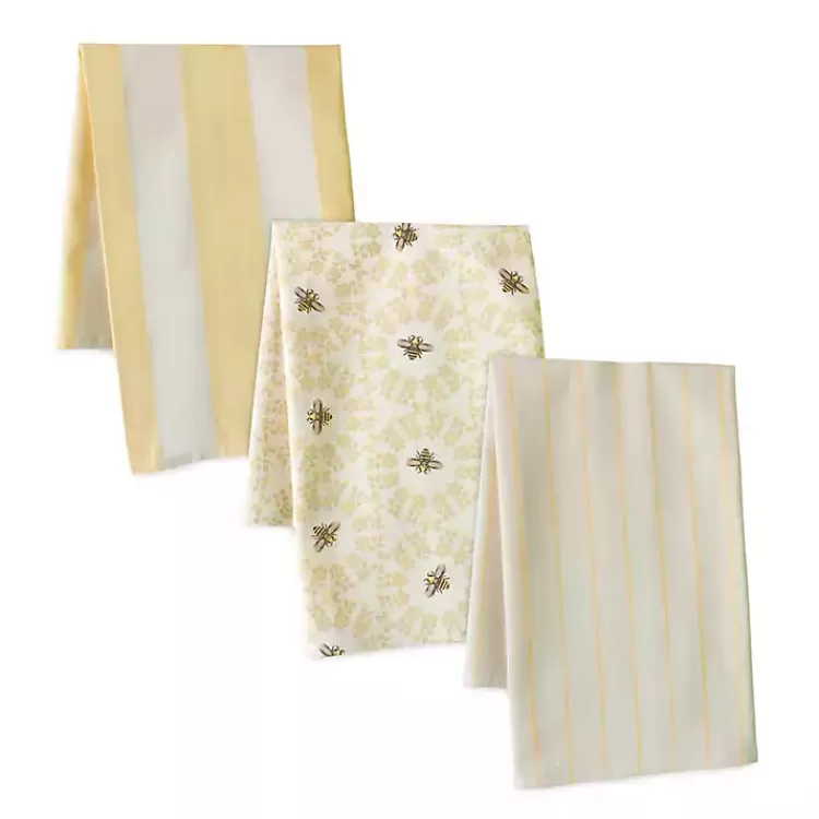 Honeybee Sunshine 3-pc. Christmas Towel Set>Kirklands Home Fashion