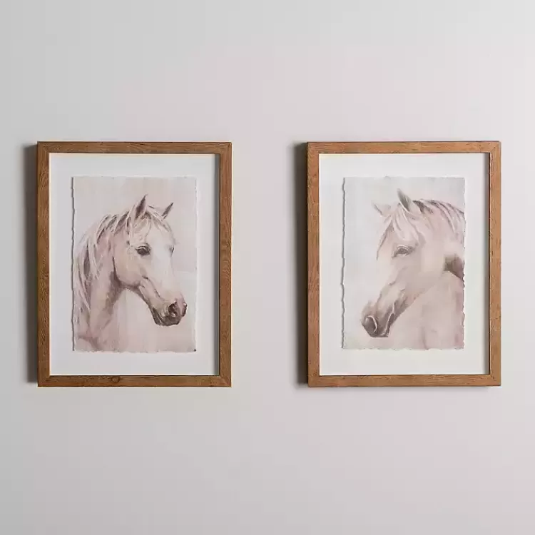 Horse Buddies Framed Art Prints, Set of 2>Kirklands Home Online