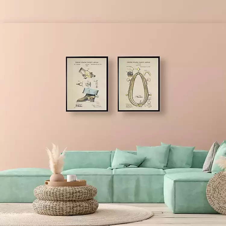 Horse Collar Framed Art Print>Kirklands Home Best Sale