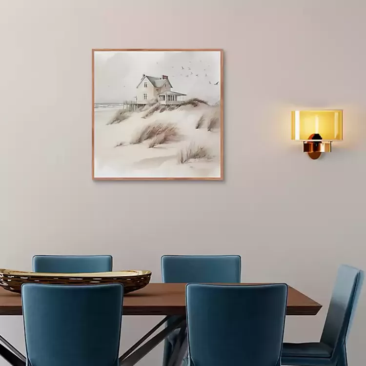 House on the Dunes Framed Canvas Art Print>Kirklands Home Cheap
