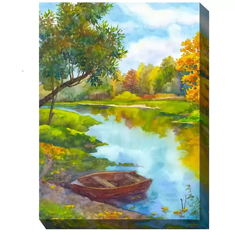 Idle Time Outdoor Canvas Art Print>Kirklands Home Cheap