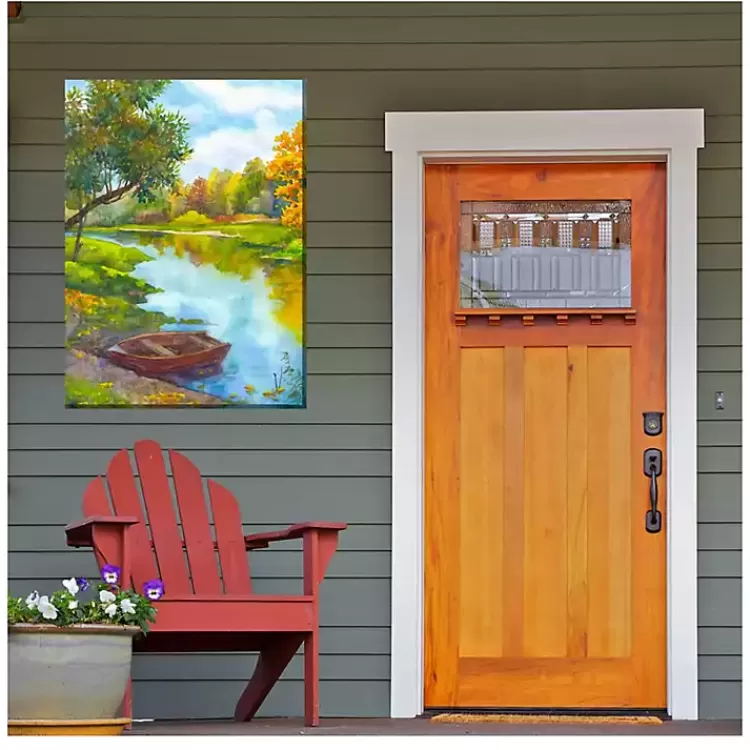 Idle Time Outdoor Canvas Art Print>Kirklands Home Cheap