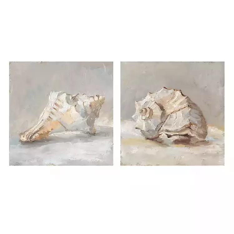 Impressionist Shell Canvas Art Prints, Set of 2>Kirklands Home Clearance