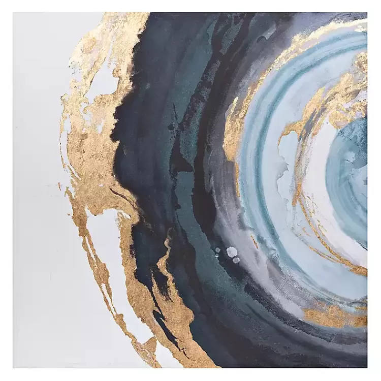 Indigo Agate Canvas Art Print>Kirklands Home Cheap