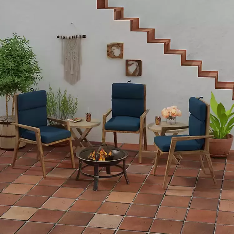 indigo_canvas_french_edge_outdoor_chair_cushion_3.webp Indigo Canvas French Edge Outdoor Chair Cushion>Kirklands Home Best
