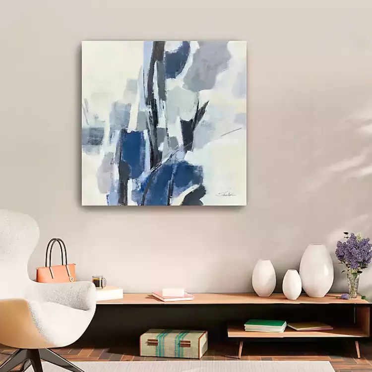 Indigo Mosaic Canvas Art Print>Kirklands Home New