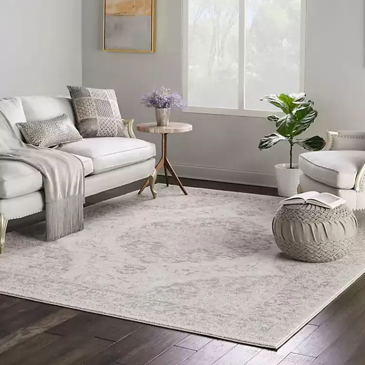 ivory_and_gray_oushak_medallion_area_rug_x_7-3.webp Ivory and Gray Oushak Medallion Area Rug, 7x10>Kirklands Home New