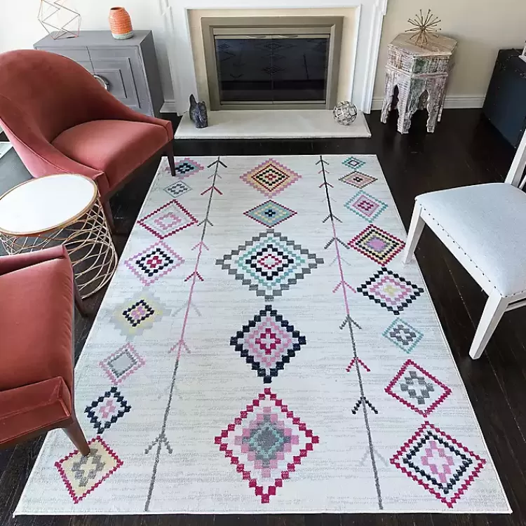 and Multicolor Aztec Area Rug, 8x10>Kirklands Home New