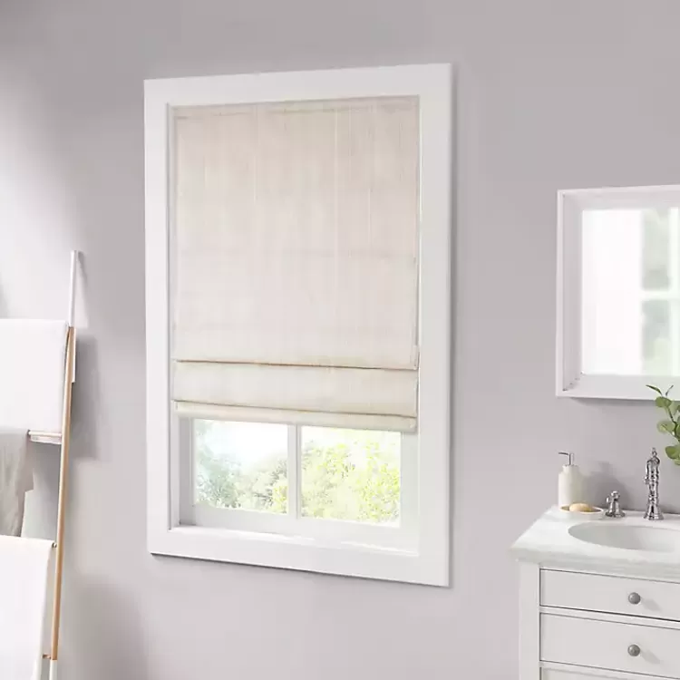 Basketweave Cordless Roman Shade, 27 in.>Kirklands Home Sale