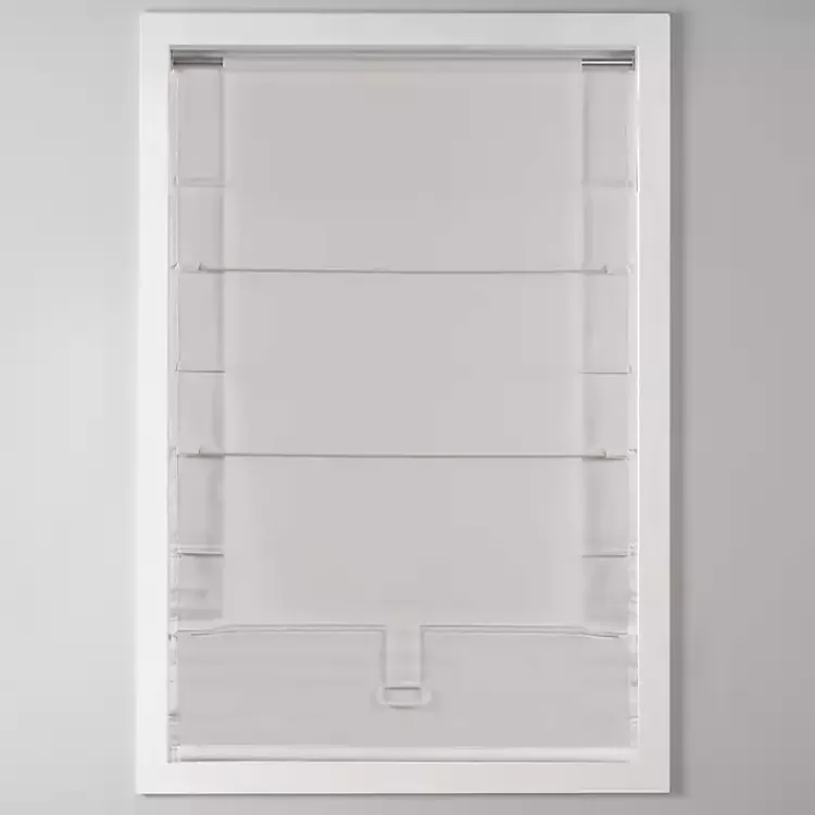 Basketweave Cordless Roman Shade, 27 in.>Kirklands Home Sale