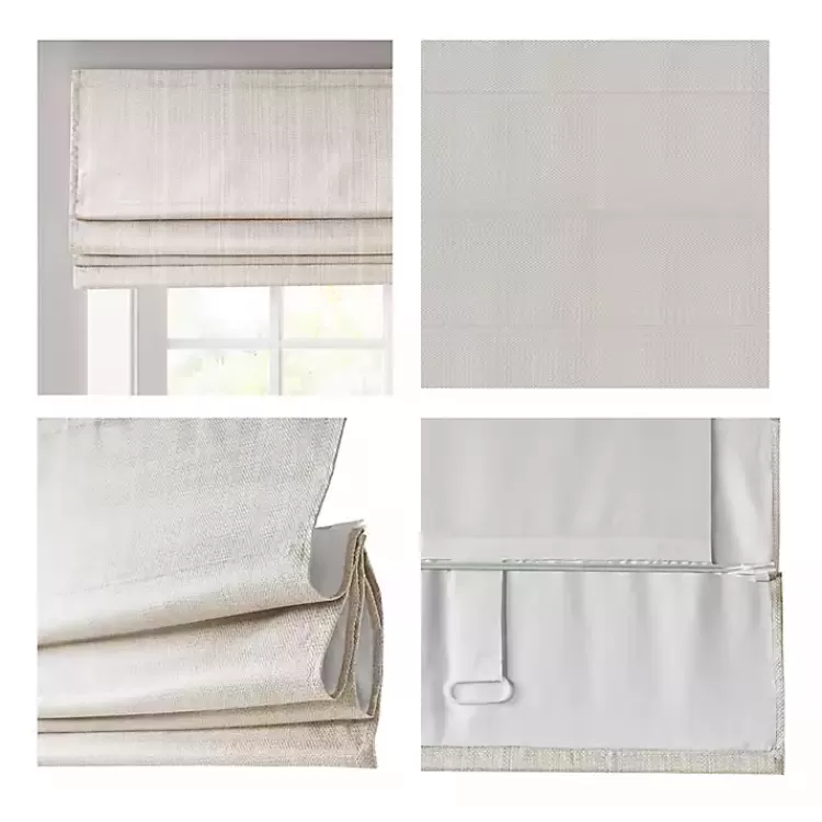 Basketweave Cordless Roman Shade, 27 in.>Kirklands Home Sale