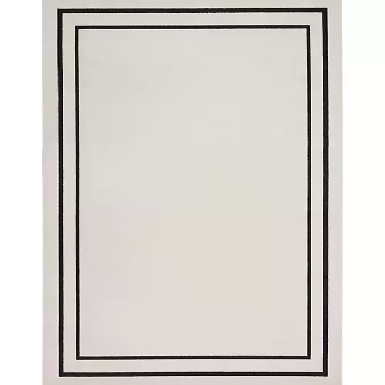 Bordered Indoor/Outdoor Area Rug, 8x10>Kirklands Home Best Sale