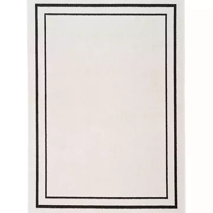 Bordered Indoor/Outdoor Area Rug, 5x7>Kirklands Home Best