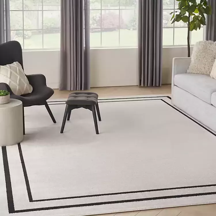 Bordered Indoor/Outdoor Area Rug, 8x10>Kirklands Home Best Sale