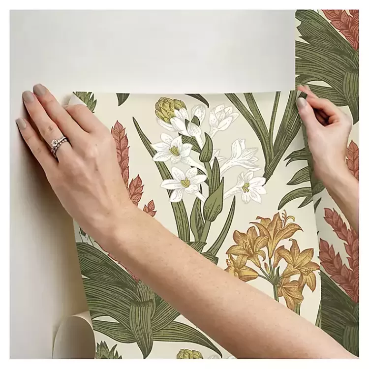 ivory_botanical_villa_peel__stick_wallpaper_4.webp Botanical Villa Peel & Stick Wallpaper>Kirklands Home Outlet