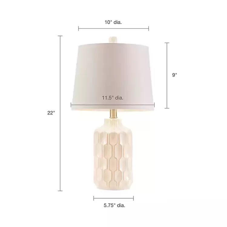 ivory_contour_ceramic_table_lamp_5.webp Ivory Contour Ceramic Table Lamp>Kirklands Home Discount