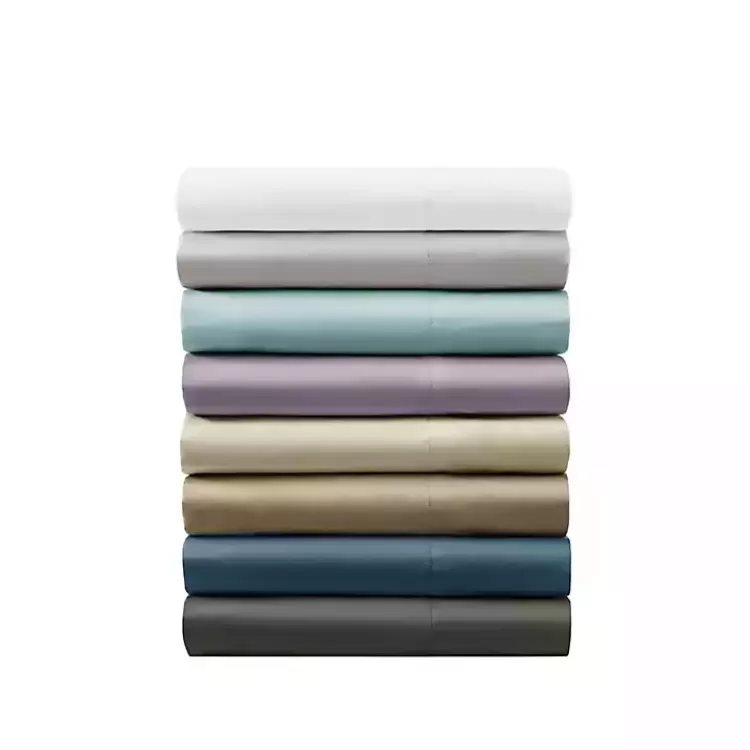 ivory_cotton_blend_sateen_pc_king_sheet_set_5.webp Cotton Blend Sateen 6-pc. King Sheet Set>Kirklands Home Outlet