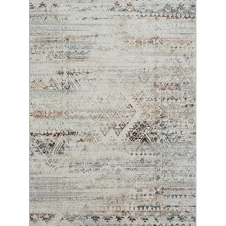 Distressed Medallion Washable Area Rug, 5x7>Kirklands Home Clearance