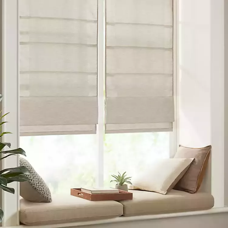 ivory_faux_silk_room_darkening_roman_shade__in_3-3.webp Faux Silk Room Darkening Roman Shade, 31 in.>Kirklands Home Best Sale