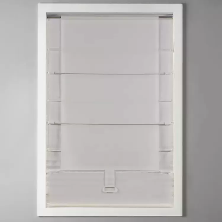 ivory_faux_silk_room_darkening_roman_shade__in_4-3.webp Faux Silk Room Darkening Roman Shade, 31 in.>Kirklands Home Best Sale