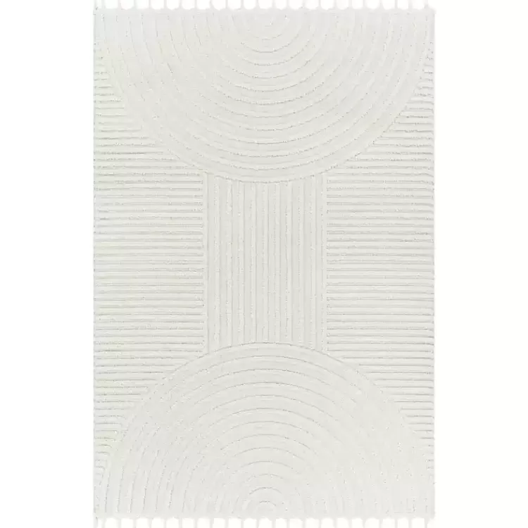 Geometric Lines Tassel Area Rug, 6x9>Kirklands Home Sale