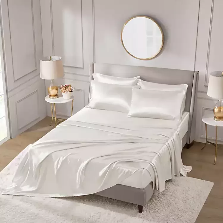 ivory_satin_pc_california_king_sheet_set_2.webp Satin 6-pc. California King Sheet Set>Kirklands Home Outlet