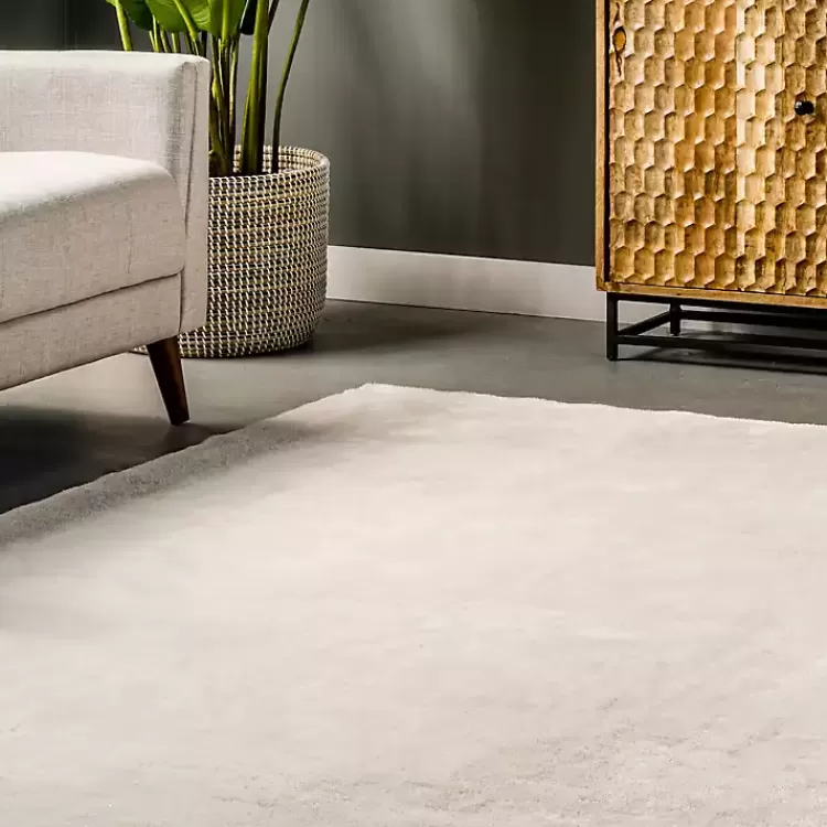 ivory_shag_washable_area_rug_x_8.webp Shag Washable Area Rug, 8x10>Kirklands Home New