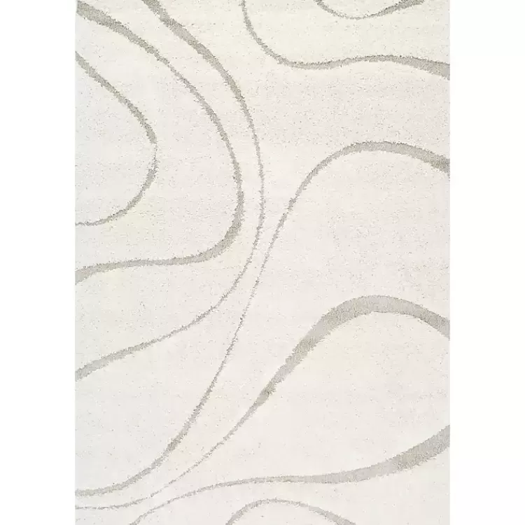 Ivory Swirl Carolyn Area Rug, 5x8>Kirklands Home Sale