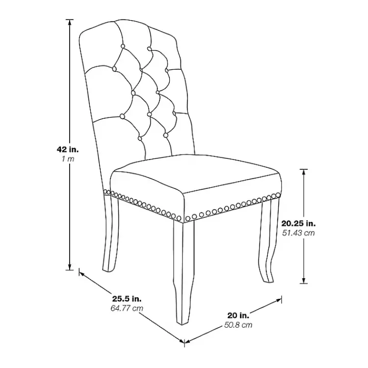 Upholstered Nailhead Trim Dining Chair>Kirklands Home Best