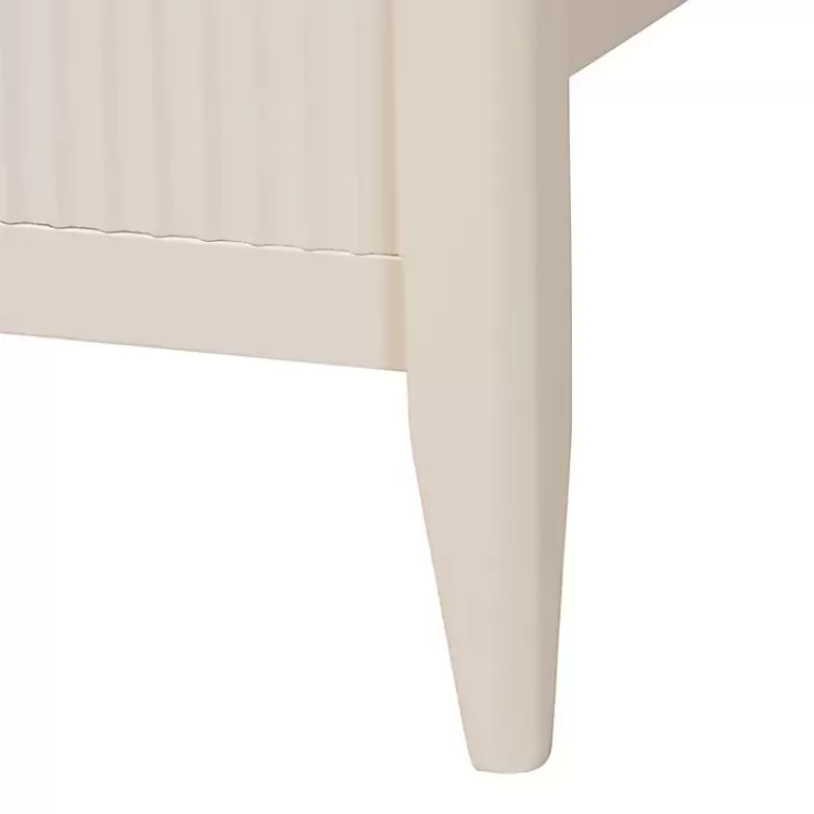 ivory_wood_fluted_headboard_primrose_queen_bed_4.webp Wood Fluted Headboard Primrose Queen Bed>Kirklands Home Cheap