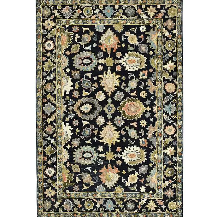 Jackson Black Hand-Tufted Area Rug, 8x10>Kirklands Home Clearance