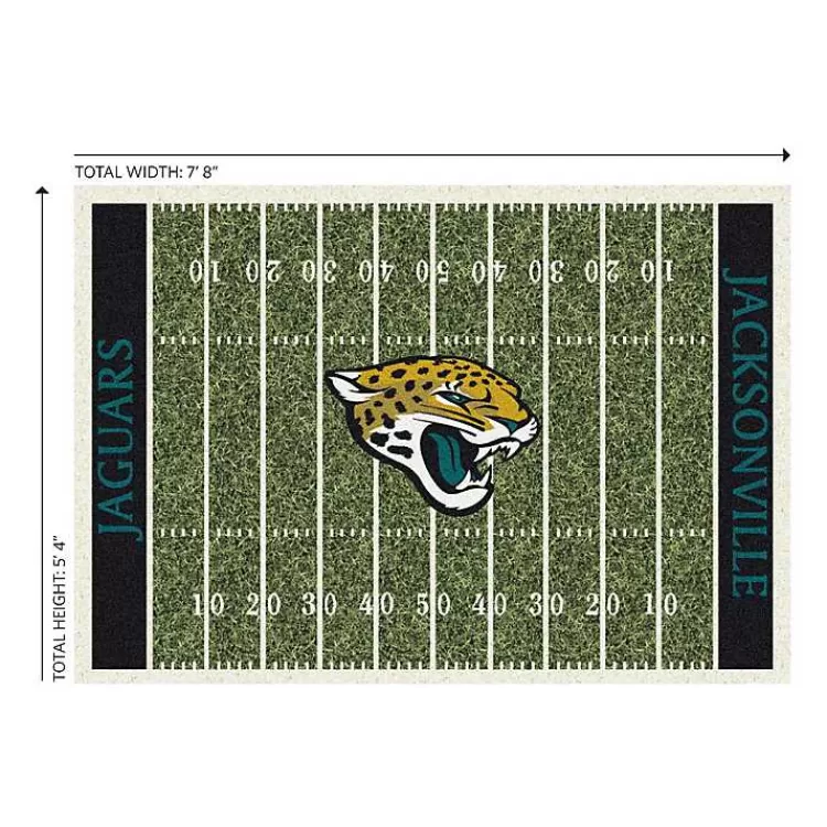 Jacksonville Jaguars Home Field Area Rug, 6x8>Kirklands Home Best Sale