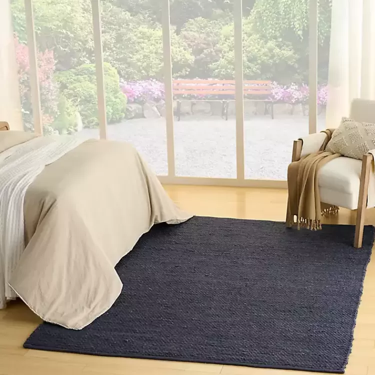 Jaxon Navy Natural Jute Area Rug, 8x10>Kirklands Home Cheap