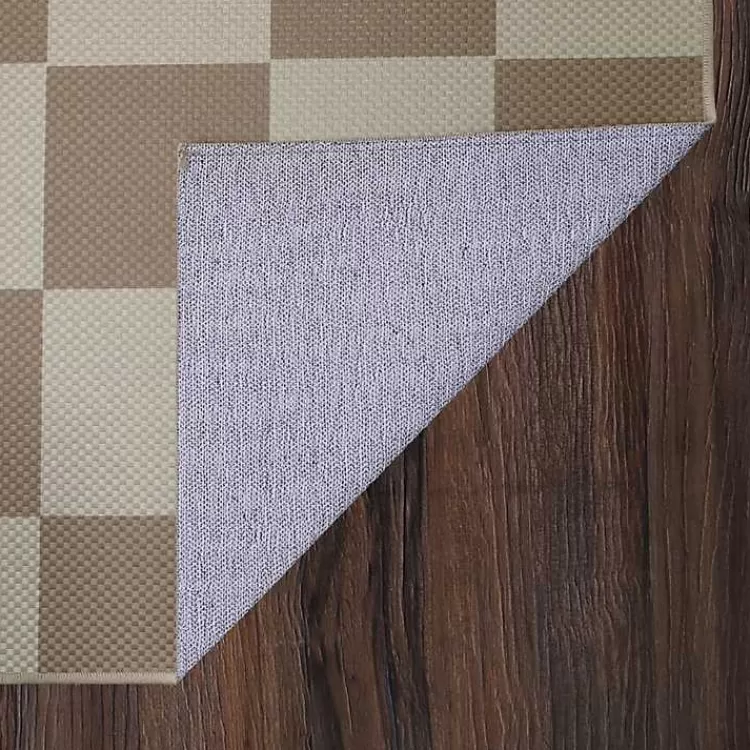 jaya_natural_checkered_washable_area_rug_x_3.webp Jaya Natural Checkered Washable Area Rug, 5x7>Kirklands Home Discount