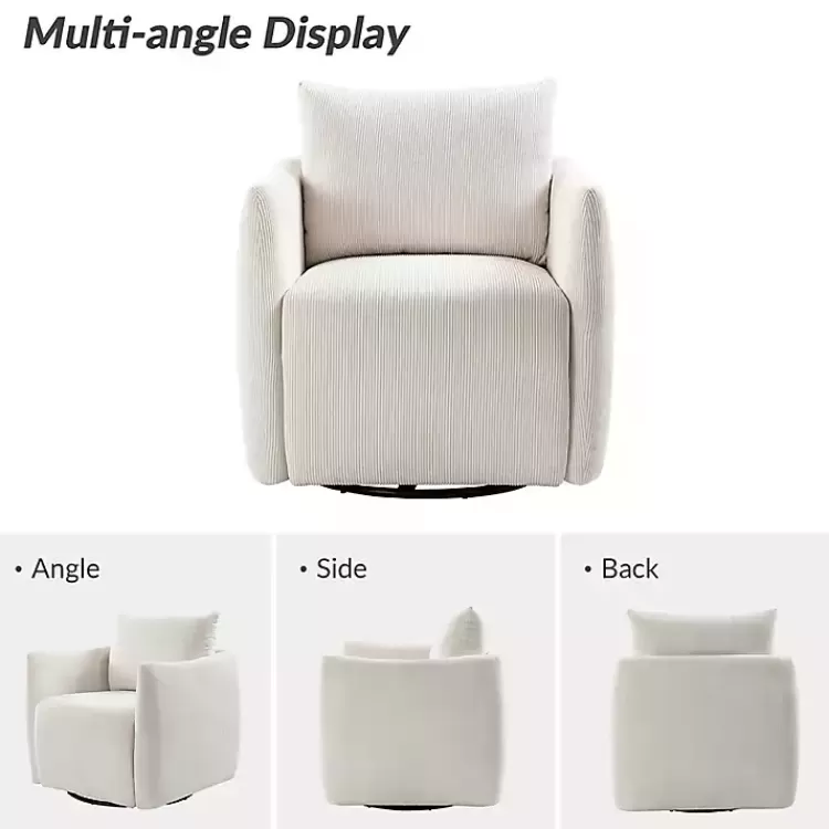 jerri_ivory_corduroy_swivel_accent_chair_3.webp Jerri Corduroy Swivel Accent Chair>Kirklands Home Shop