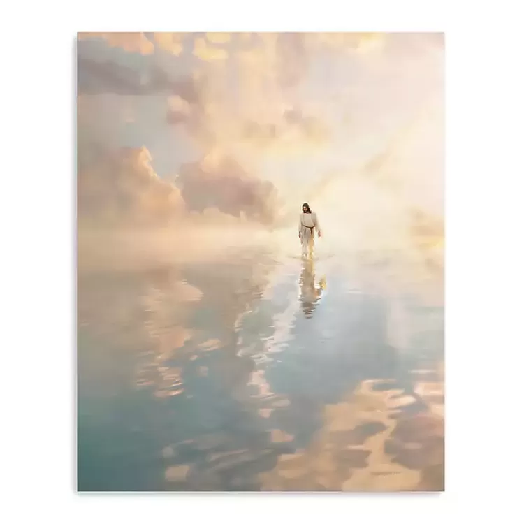 Jesus Walking on Water Canvas Art Print, 16x20 in.>Kirklands Home Sale