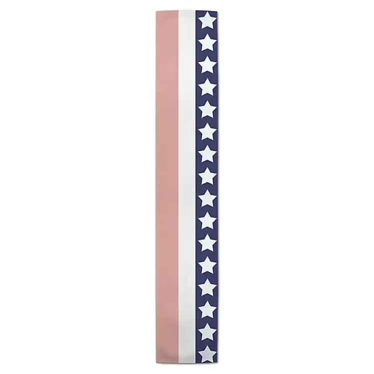 July 4th Simple Stripe Decorative Table Runner>Kirklands Home Hot