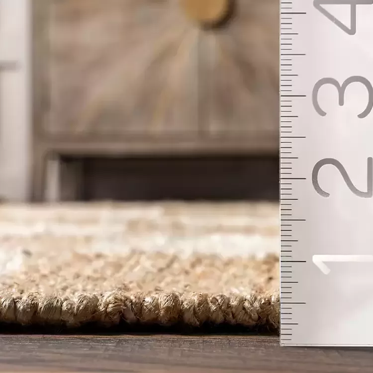 jute_tan_checkered_area_rug_x_2.webp Jute Tan Checkered Area Rug, 5x8>Kirklands Home Best Sale