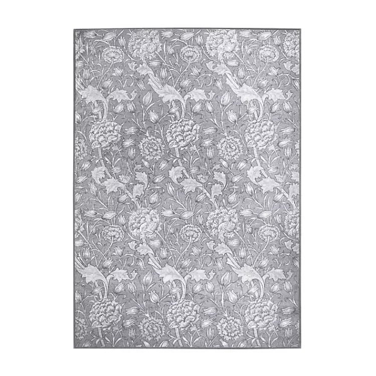 Kalini Floral Washable Area Rug, 5x7>Kirklands Home Clearance