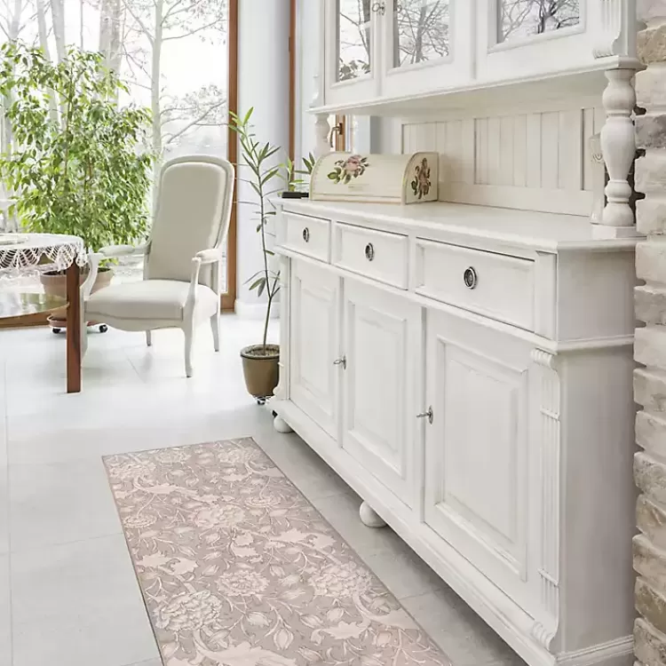 Kalini Natural Floral Washable Runner, 2x7>Kirklands Home Flash Sale