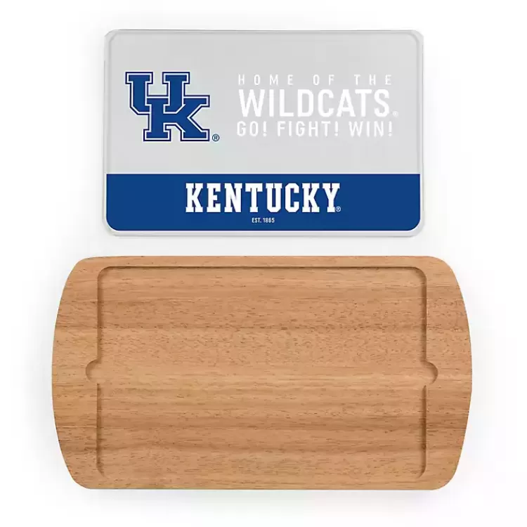 Kentucky Wildcats Wood and Glass Serving Board>Kirklands Home Discount