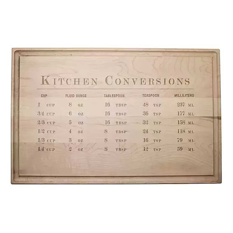 Kitchen Conversions Maple Wood Cutting Board>Kirklands Home Store