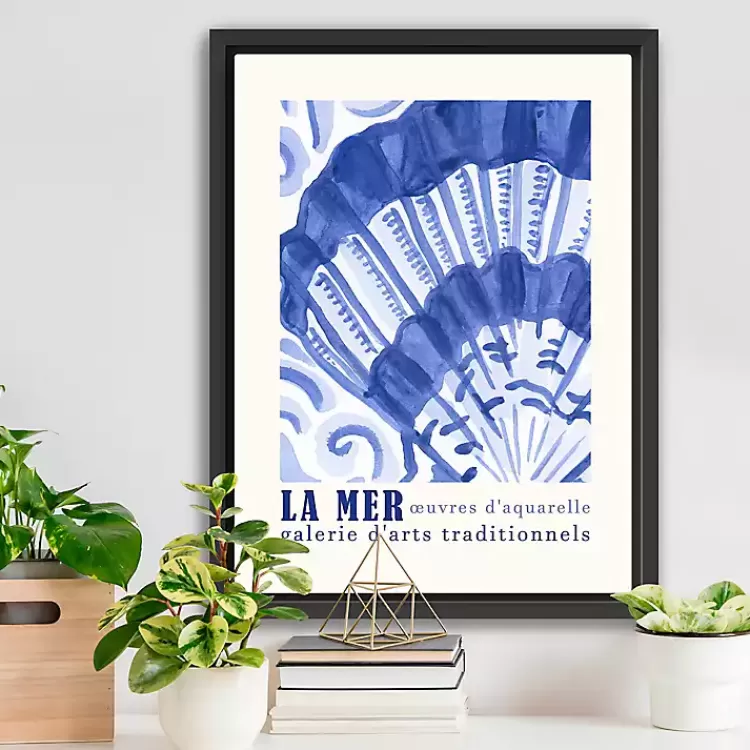 La Mer Poster II Framed Canvas Art Print>Kirklands Home Sale