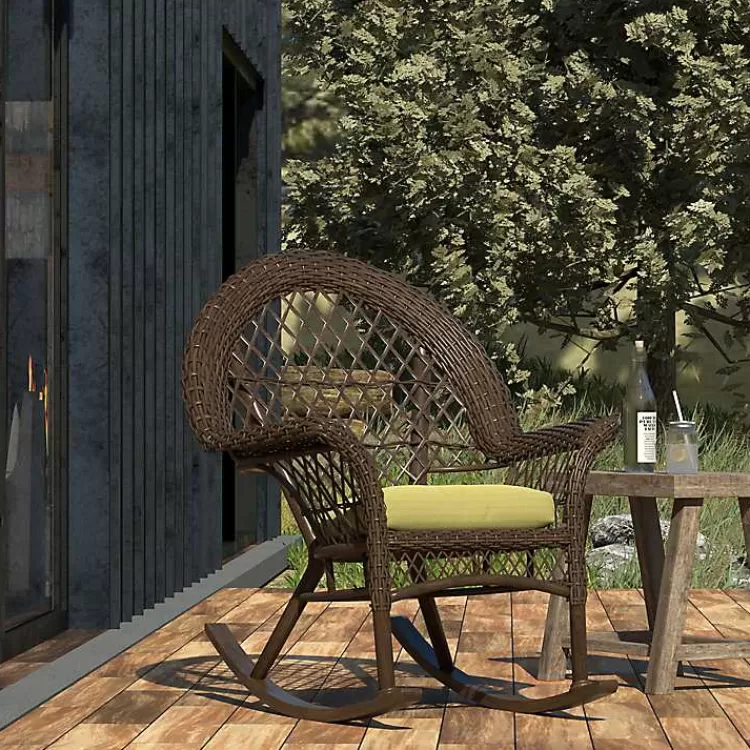 la_playa_lime_outdoor_chair_cushion_2.webp La Playa Lime Outdoor Chair Cushion>Kirklands Home Hot