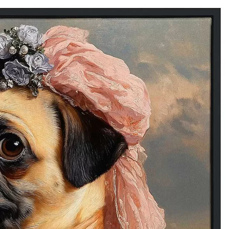 Lady Petunia Pugington Framed Art Print>Kirklands Home Online