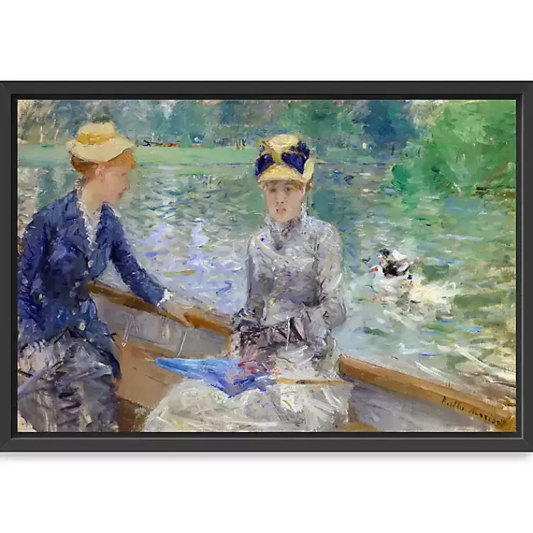 Lake in the Bois De Boulogne Framed Canvas Print>Kirklands Home Shop
