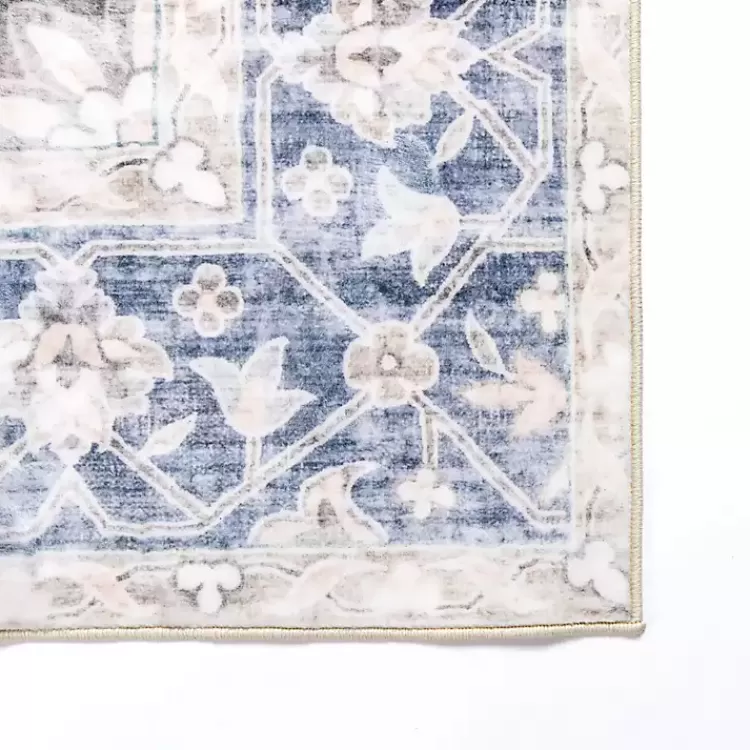 Lara Blue Medallion Washable Area Rug, 8x10>Kirklands Home Cheap