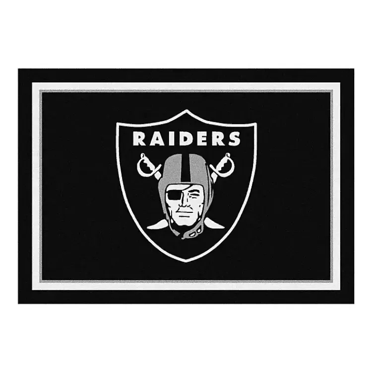Las Vegas Raiders Area Rug, 4x6>Kirklands Home Online